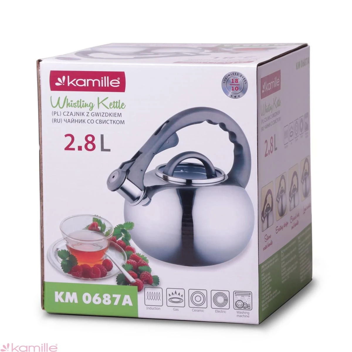 ARBATINUKAS SU ŠVILPUKU, 2,8L KAMILLE KM0687A