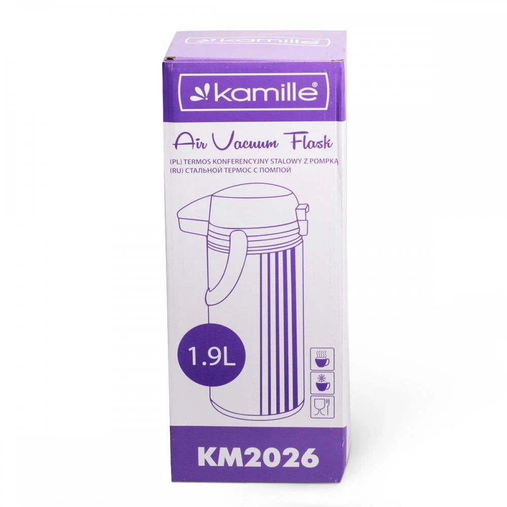 KAMILLE termosas su pompa 1,9l KM2026