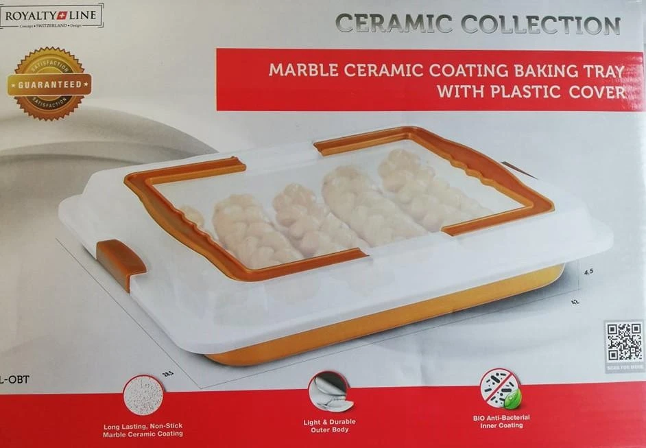 Kepimo forma RL-OBT dengta keramika su plastikiniu dangčiu