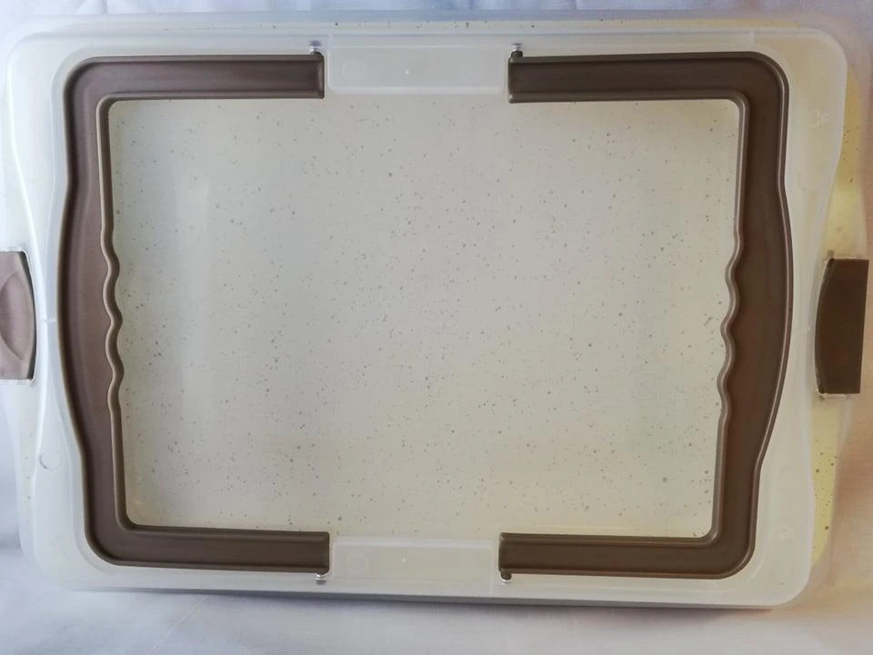 Kepimo forma RL-OBT dengta keramika su plastikiniu dangčiu
