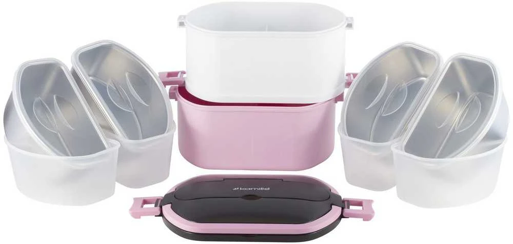 Pietų dėžutė 1500 ml Kamille KM-2139 Rožinė