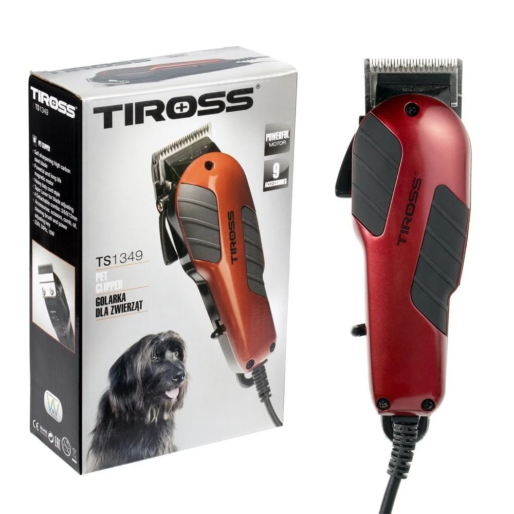 Plaukų kirpimo mašinėlė gyvūnams Tiross Pet Clipper TS-1349