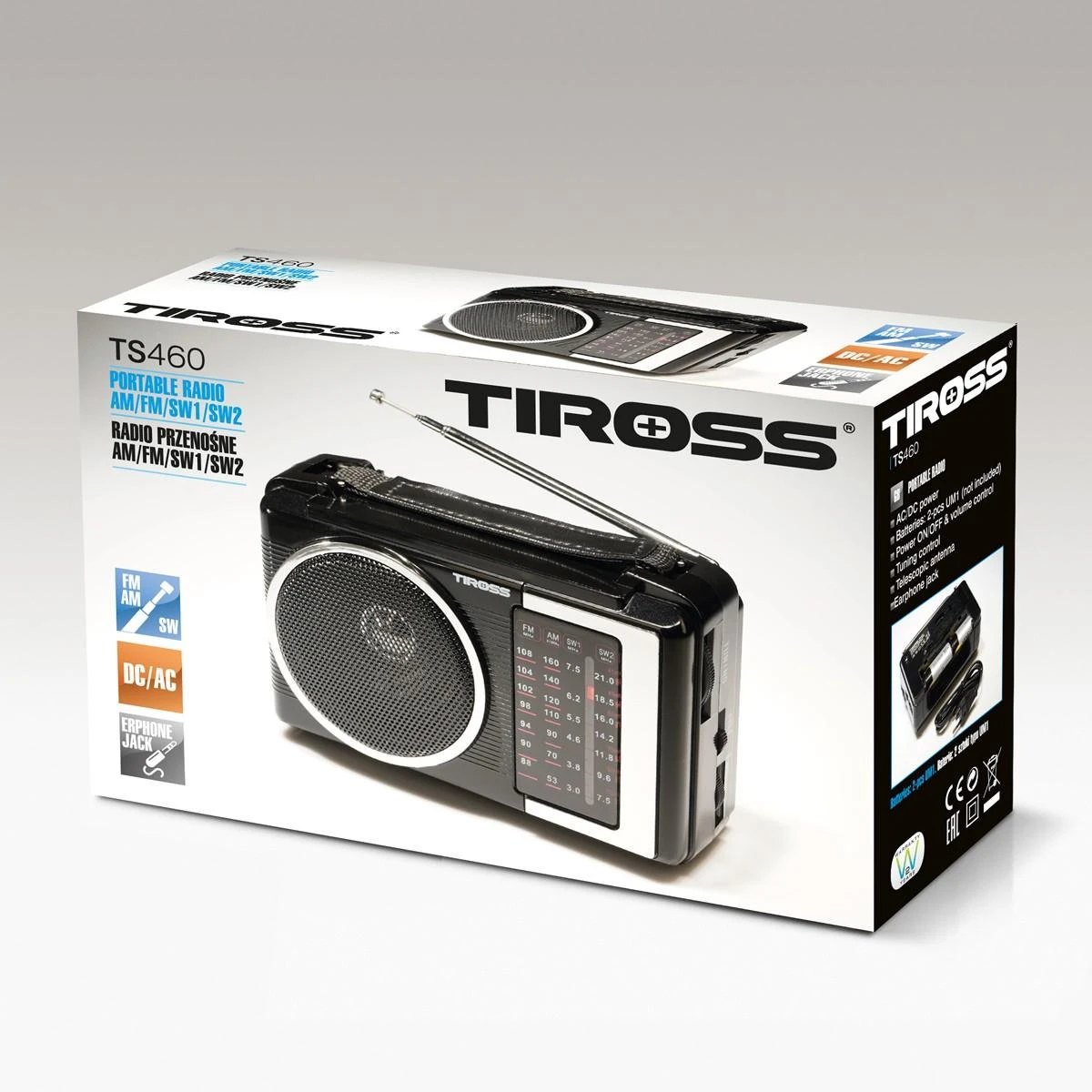 Radijo imtuvas Tiross TS-460