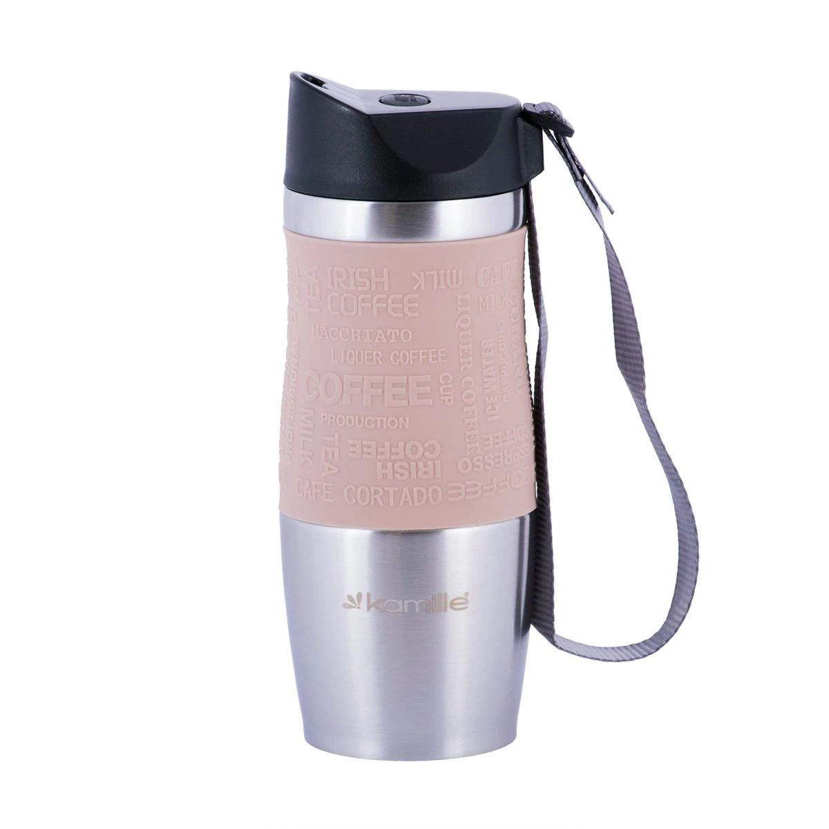 Termopuodelis Kamille KM-2052 (380 ml) smėlio spalvos