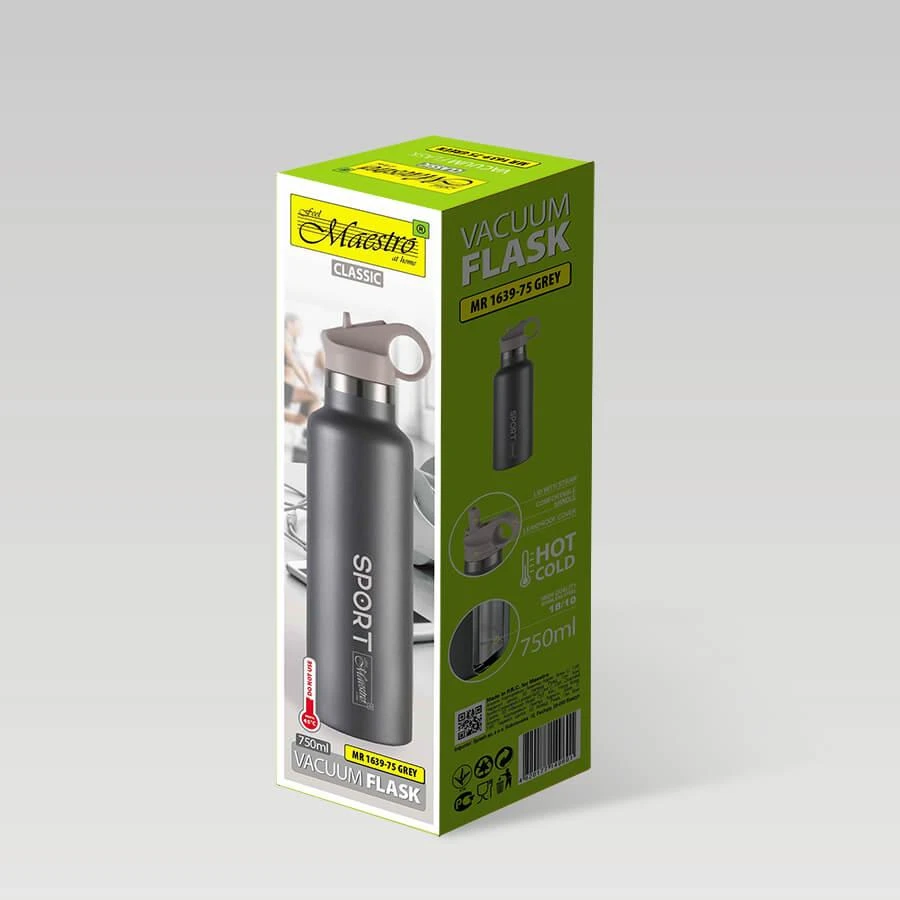 Riposo Termosas- gertuvė Feel-Maestro MR-1639-75, 0.750 l.(pilka)