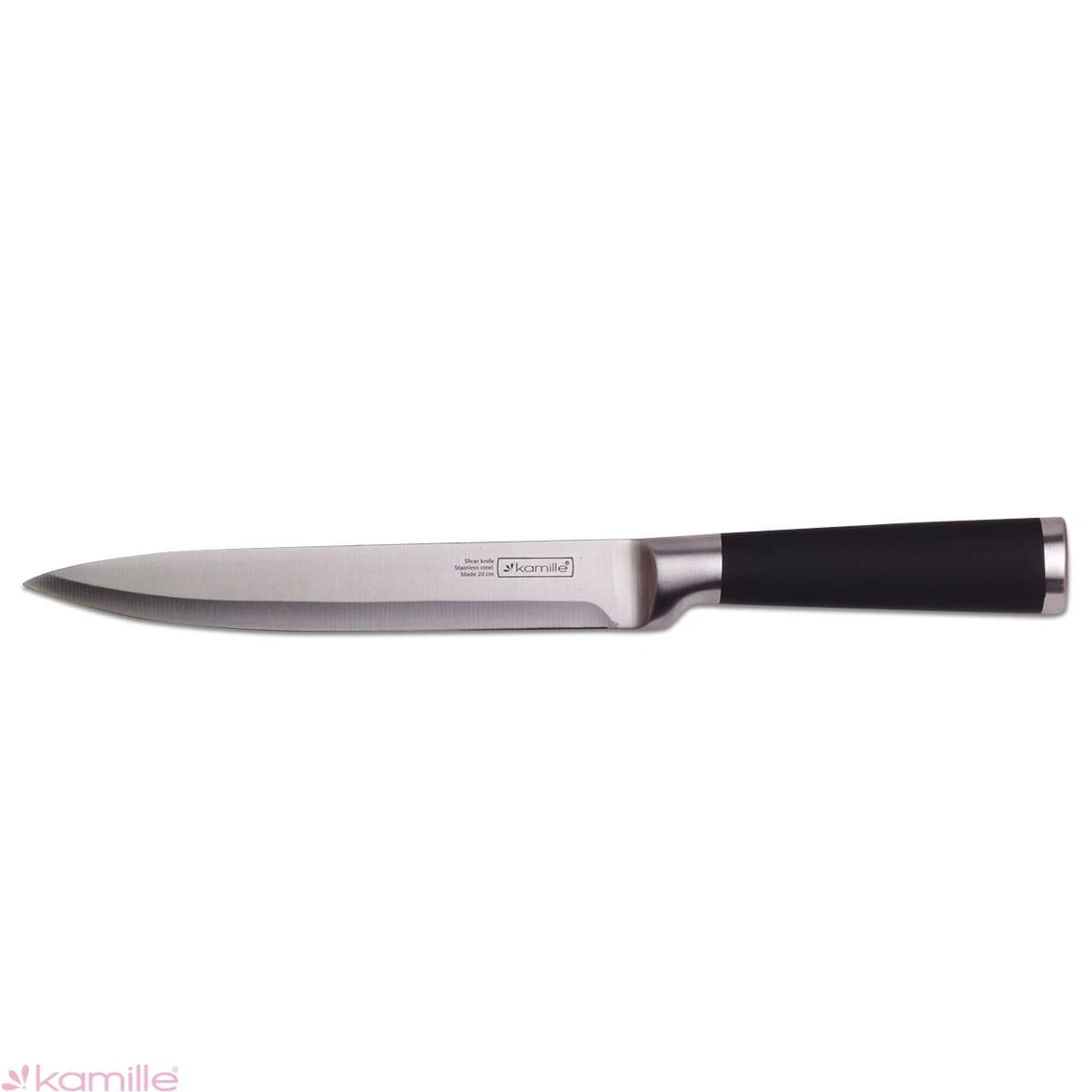Mėsos peilis 20cm KAMILLE 5191 su rankena iš ABS plastiko