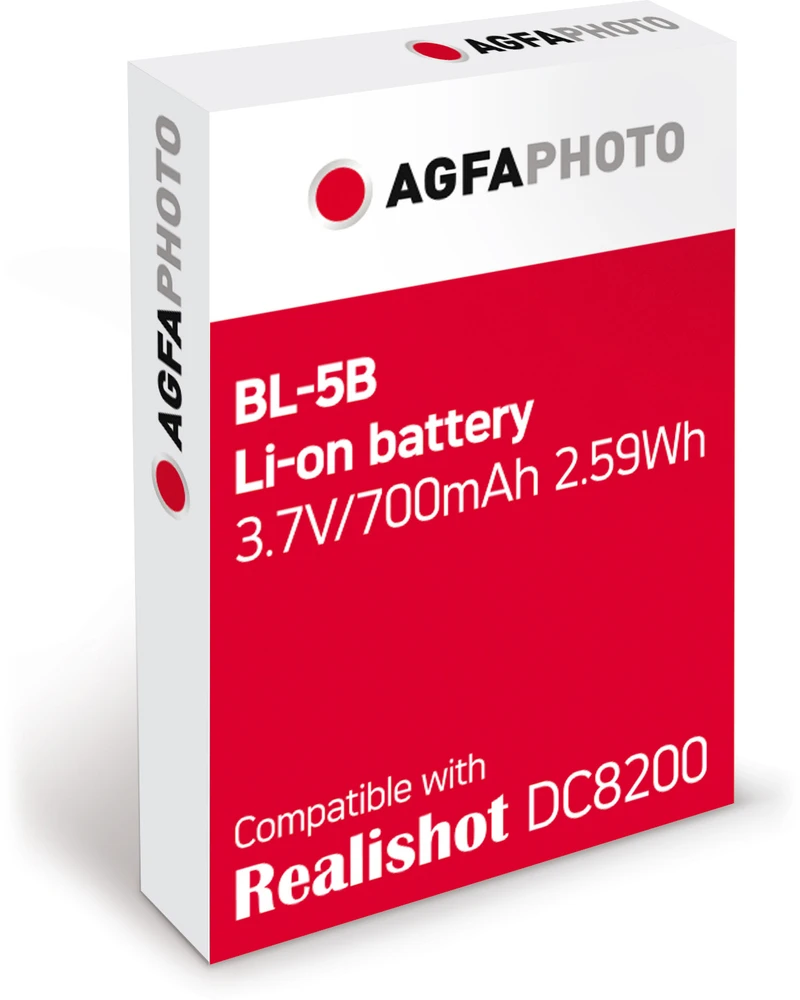 „AgfaPhoto“ baterija BL-5B 700mAh (DC8200)