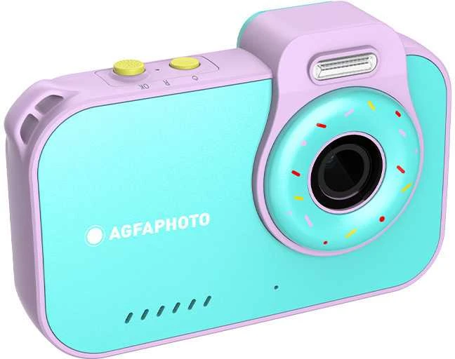 „Agfaphoto“ 12 megapikselių 2,7 tūkst. kartų didesnės skiriamosios gebos povandeninė kamera, atspari vandeniui iki 3 m / kaip dirbtinė oda