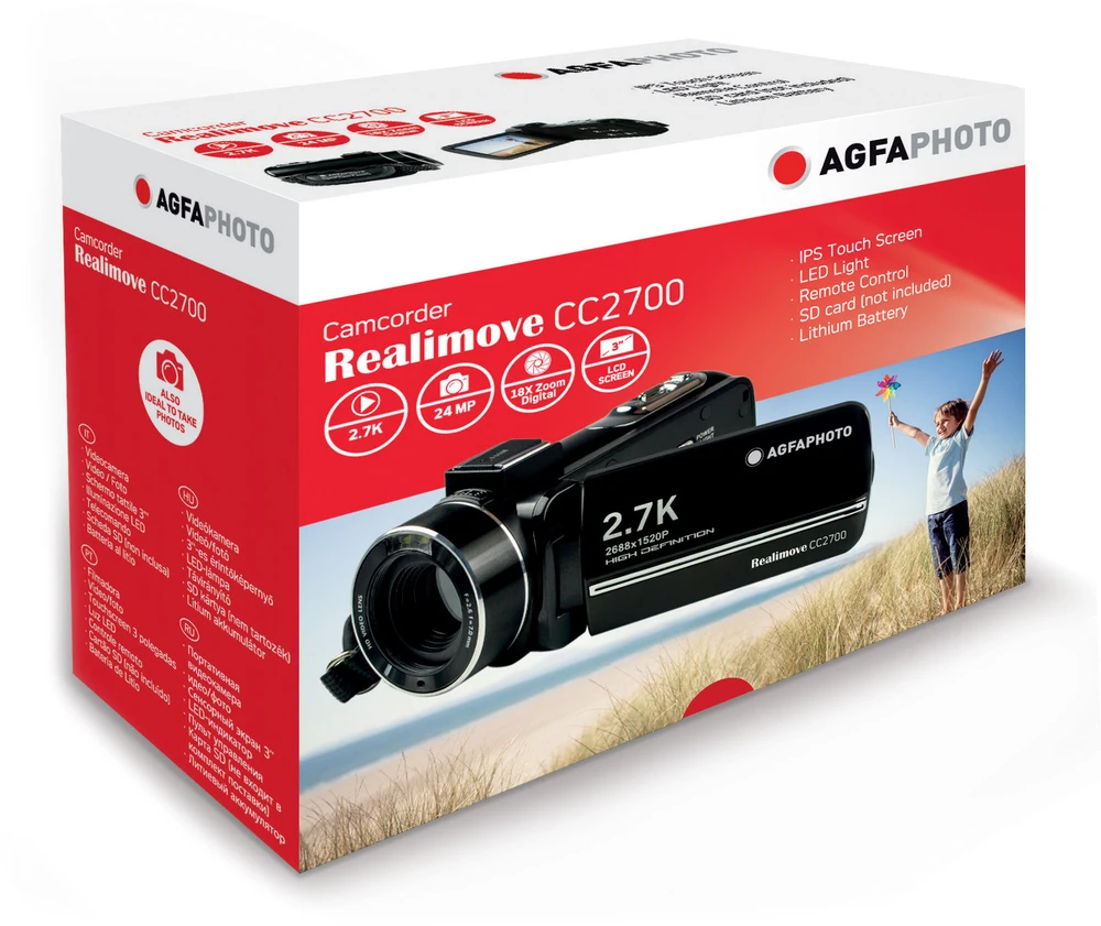 AgfaPhoto Agfa Photo Realimove CC2700 2.7K skaitmeninis fotoaparatas