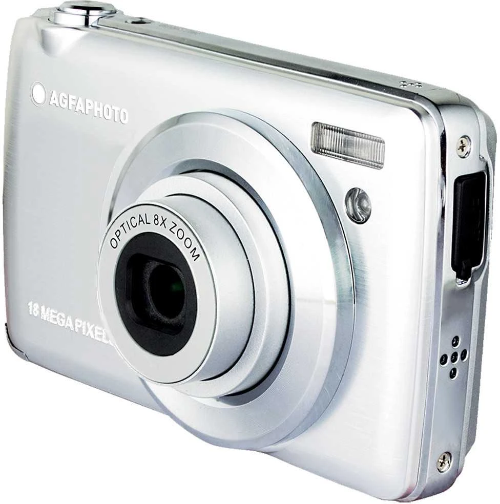 AgfaPhoto Agfa Photo DC8200 Sidabrinė + etui + karta SD 16GB