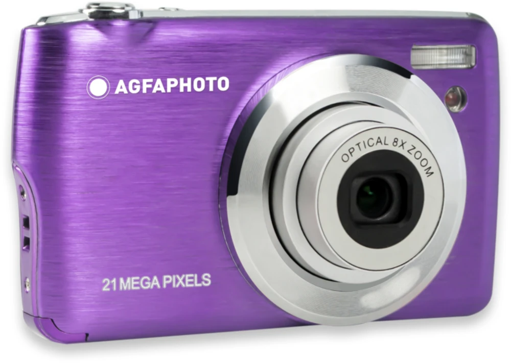 AgfaPhoto Agfa Photo DC8200 Violetinis + etui + karta SD 16GB