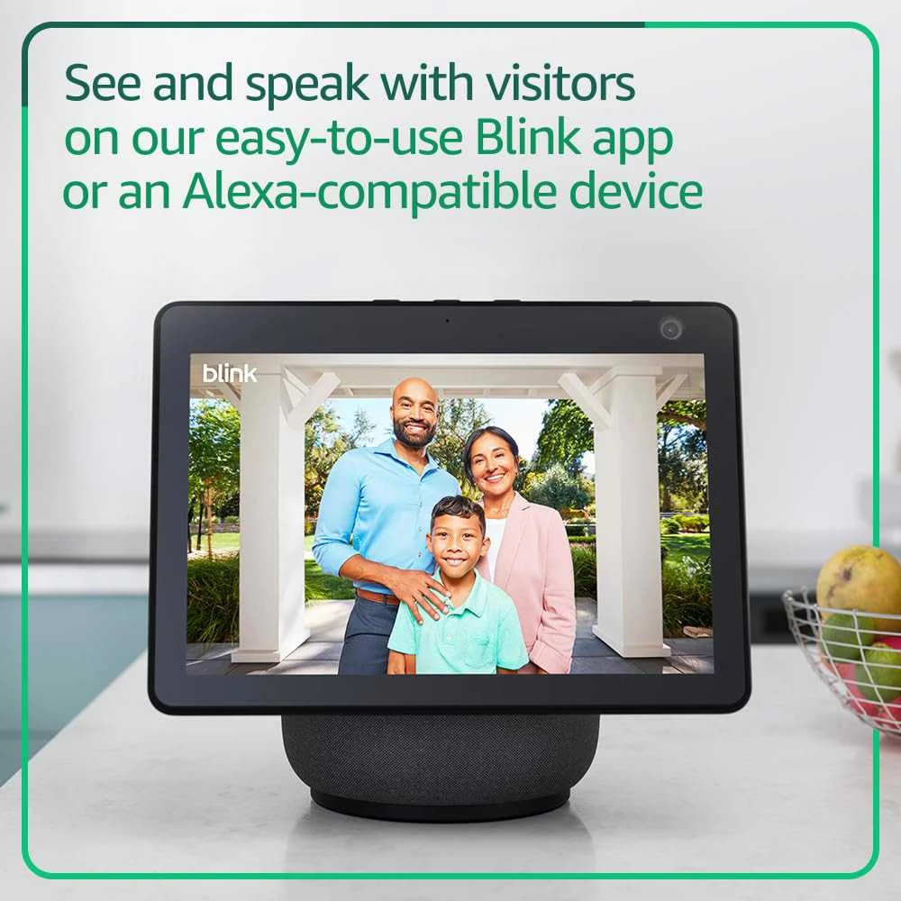 Amazon Blink Video Doorbell 2, juodas