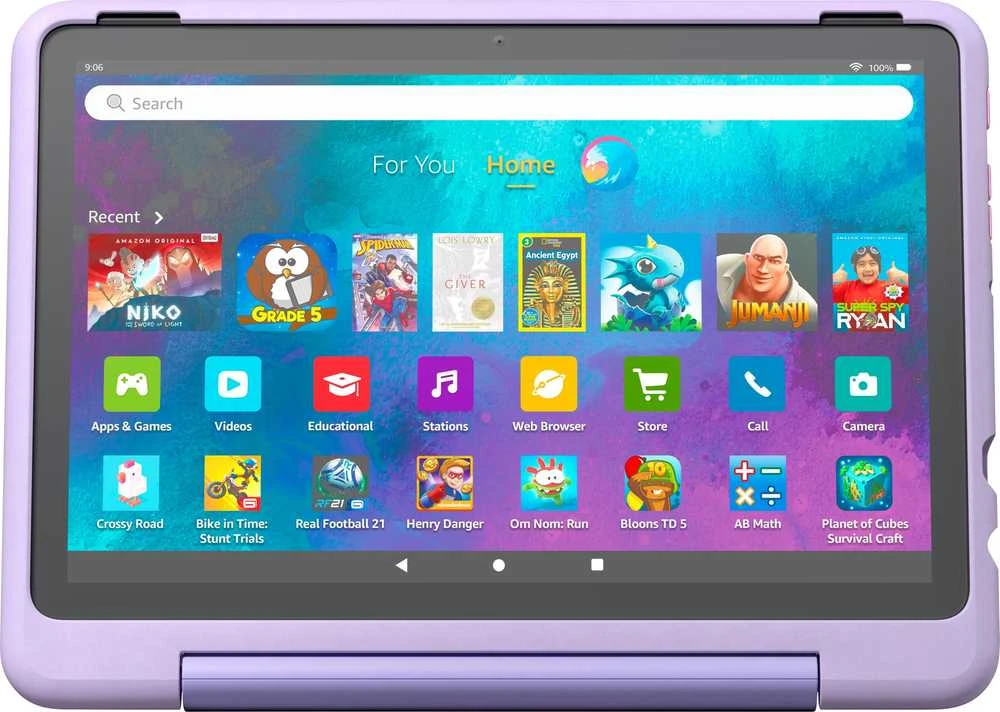 Planšetė Amazon Fire HD 10 32GB Kids Pro 13th Gen, laimingos dienos