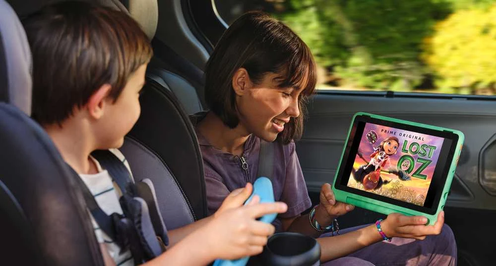 Planšetė Amazon Fire HD 10 32GB Kids Pro 13th Gen, laimingos dienos