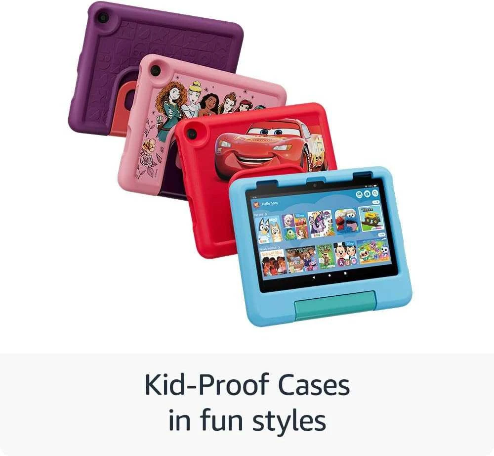 Vaikiškas planšetinis kompiuteris Amazon Fire HD 8 2024, WiFi 32GB, Violetinis