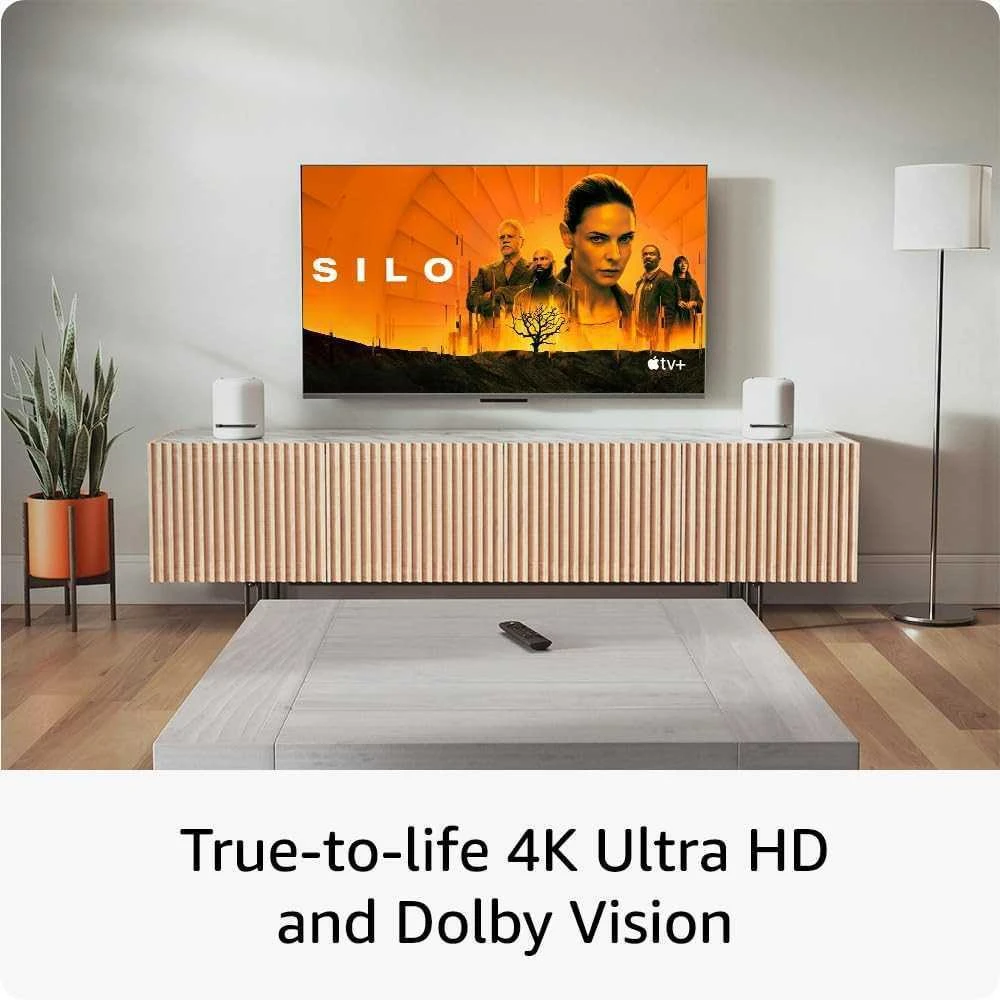 Išmanusis televizijos priedėlis „Amazon Fire TV Stick 4K Max“ su „Wi-Fi 6E“ ir „Ambient TV“ funkcija