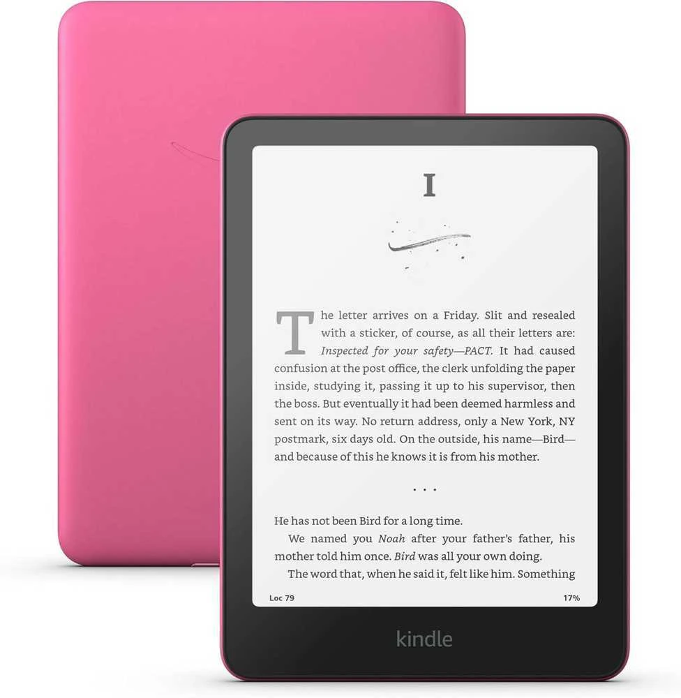 Elektroninė skaityklė Amazon Kindle Paperwhite (2024, 12 karta) 7", 16 GB, rožinė | su reklamomis
