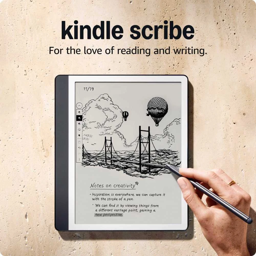 AMZ Amazon Kindle Scribe elektroninių knygų skaityklė Lietimui jautrus ekranas 16 GB „Wi-Fi“ Antracitas