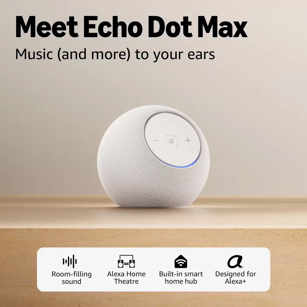„Amazon Echo Dot Max“ Baltas (2025 m.)