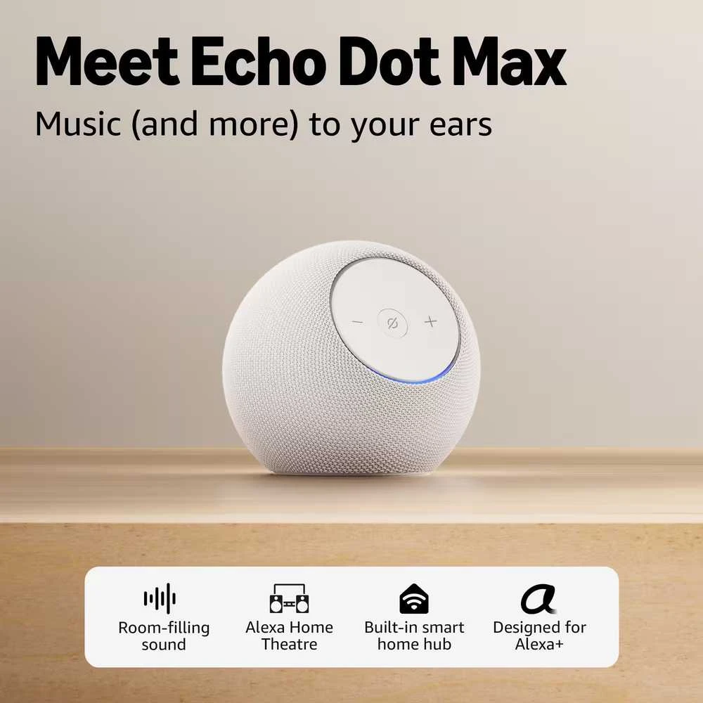 „Amazon Echo Dot Max“ Baltas (2025 m.)
