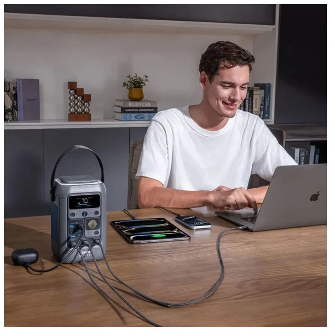 Anker SOLIX C300X DC nešiojama elektros energijos stotis 288 Wh | 300 W
