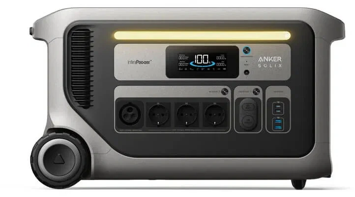 Nešiojama „Anker Solix“ elektrinė, 3072 Wh, 3600 W | F3000