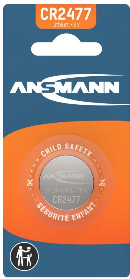 Ansmann CR2477 monetų baterija, 3V, 1A