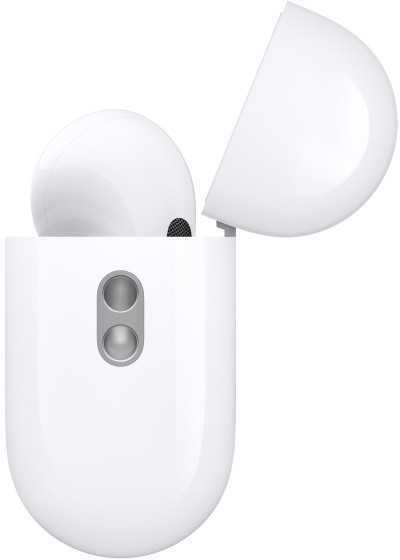 Ausinės Apple AirPods Pro (2 kartos) su "MagSafe" dėklu (USB-C), baltos spalvos