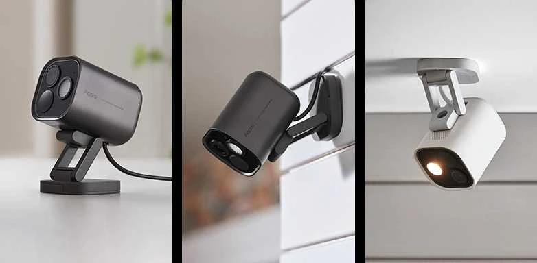 Aqara G5 Pro Wi-Fi IP65 – Išmani Kamera ir Centralė Viename, balta
