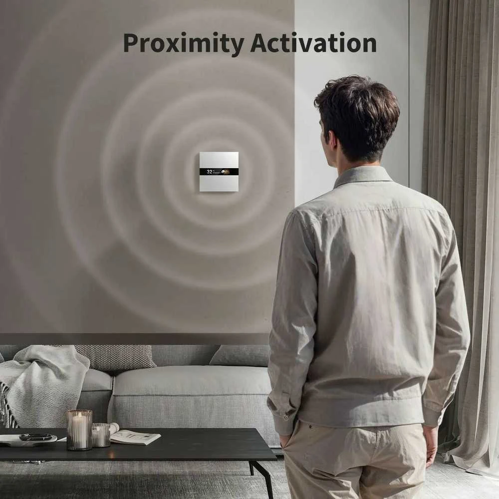 Aqara Ekranas Switch V1 Išmanus 2 kanalų zigbee, Bluetooth jungiklis (WS-K02D)