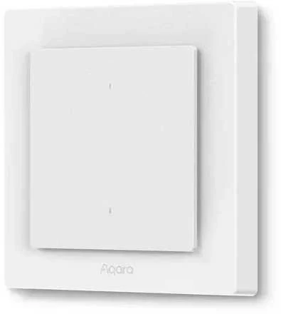 Aqara H2 Išmanus 2 mygtukų 1 kanalo zigbee, Thread jungiklis (WS-K07D)