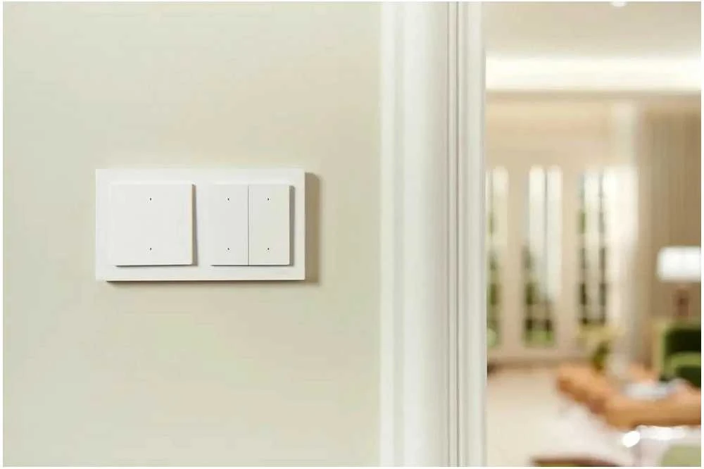Aqara H2 Išmanus 4 mygtukų 2 kanalų zigbee, Thread jungiklis (WS-K08D)