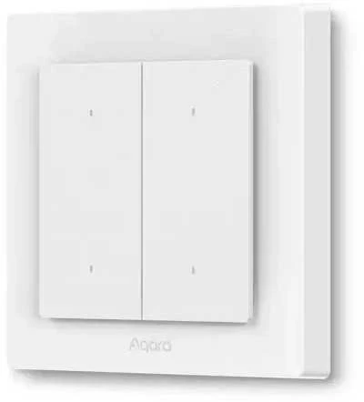 Aqara H2 Išmanus 4 mygtukų 2 kanalų zigbee, Thread jungiklis (WS-K08D)