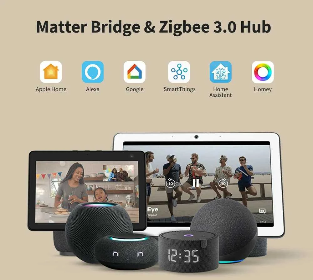 AQARA Panel Hub S1 Plus jutiklinis skydelis (MP-K03D)