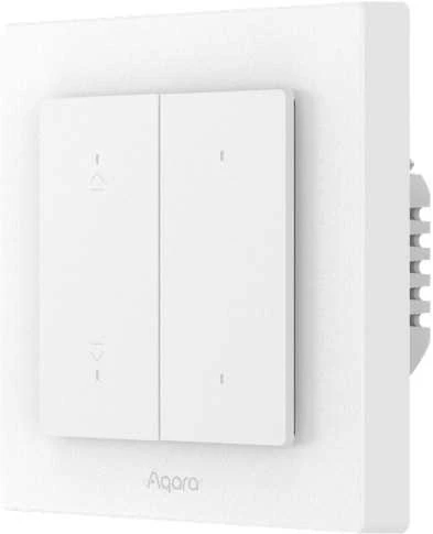 Aqara Shutter Switch H2 EU Kit (DS-K02D) išmanus roletų/žaliuzių jungiklis su Matter over Thread ir Zigbee