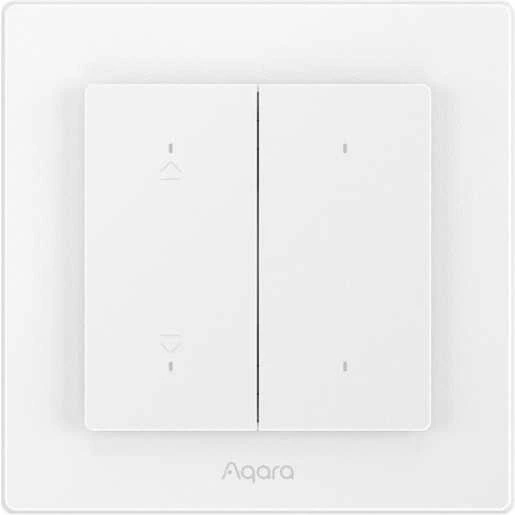 Aqara Shutter Switch H2 EU Kit (DS-K02D) išmanus roletų/žaliuzių jungiklis su Matter over Thread ir Zigbee