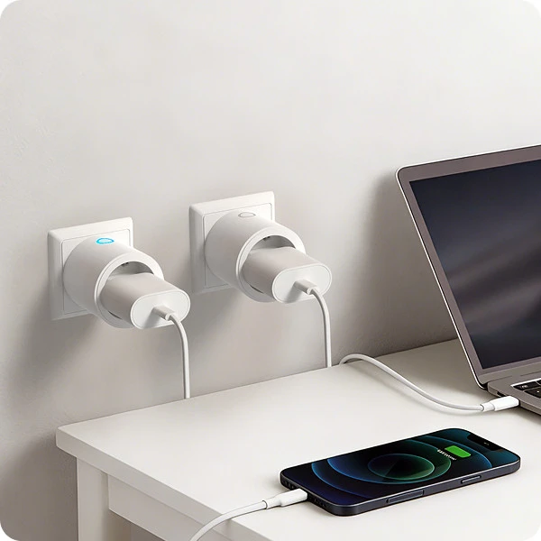 Aqara Power Plug H2 EU (RGB) – išmanus lizdas su RGB indikatoriumi