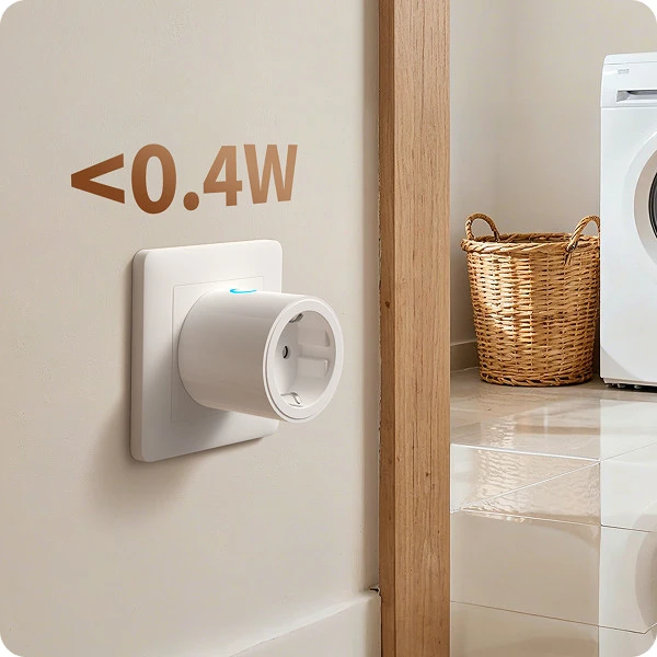 Aqara Power Plug H2 EU (RGB) – išmanus lizdas su RGB indikatoriumi