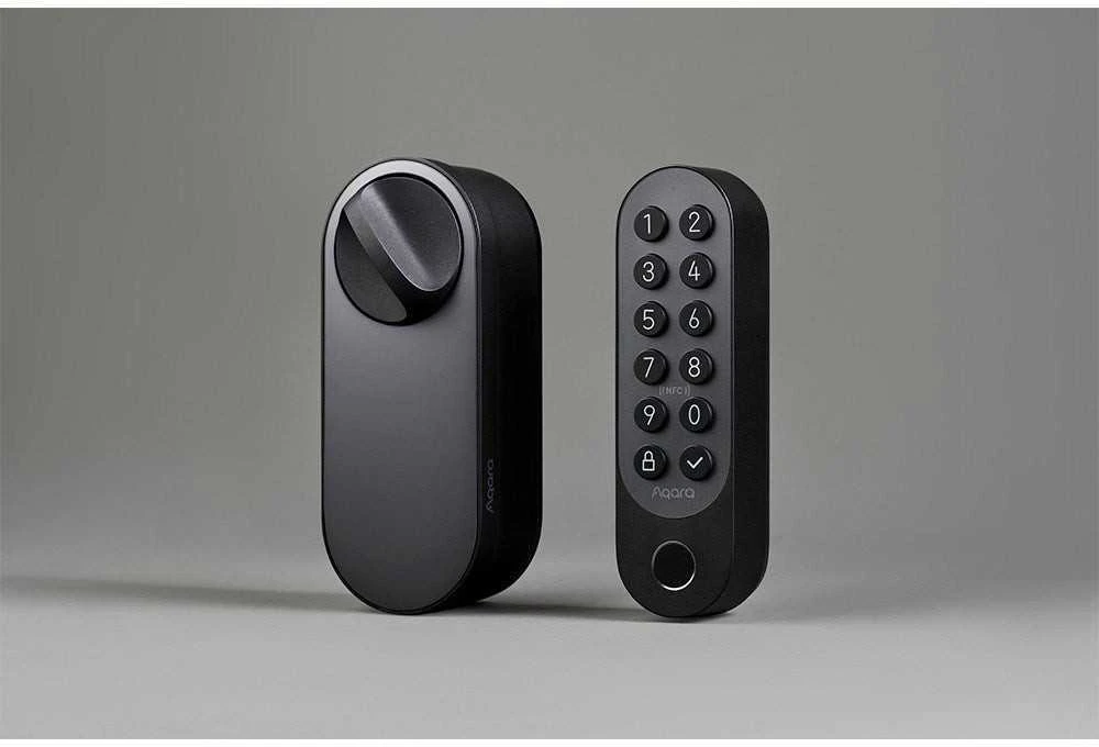 Aqara Smart Lock U200 išmanioji durų spyna, juoda (EL-D02D-B)