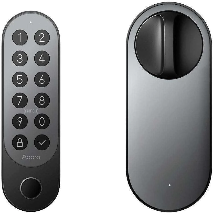 Aqara Smart Lock U200 išmanioji durų spyna, juoda (EL-D02D-B)