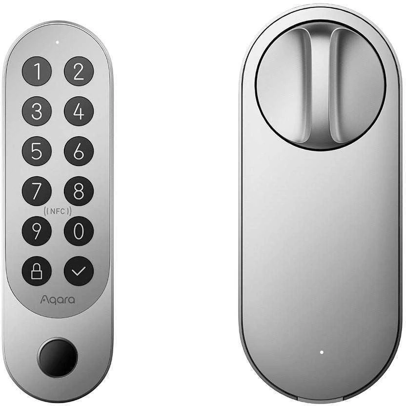 Aqara Smart Lock U200 išmanioji durų spyna, sidabrinė (EL-D02D-S)