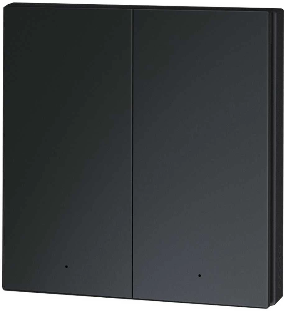 Aqara zigbee bevielis 2 mygtukų jungiklis aqara H1 DOUBLE ROCKER pilkas (WRS-R02G)