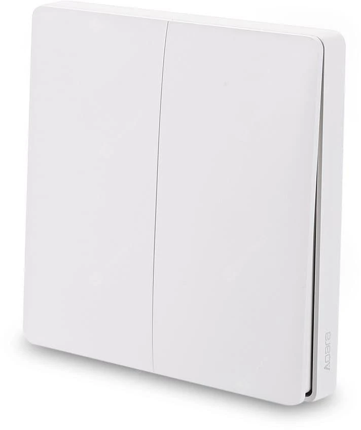 Aqara Wirless nuotolinio valdymo jungiklis H1 (dvigubas rokeris) WRS-R02 Baltas