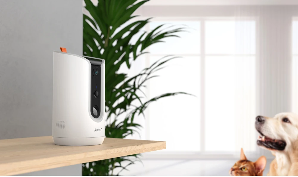 IP kameros skanėstų dozatorius Arenti Petcam Wi-Fi 5G 3MP 2K