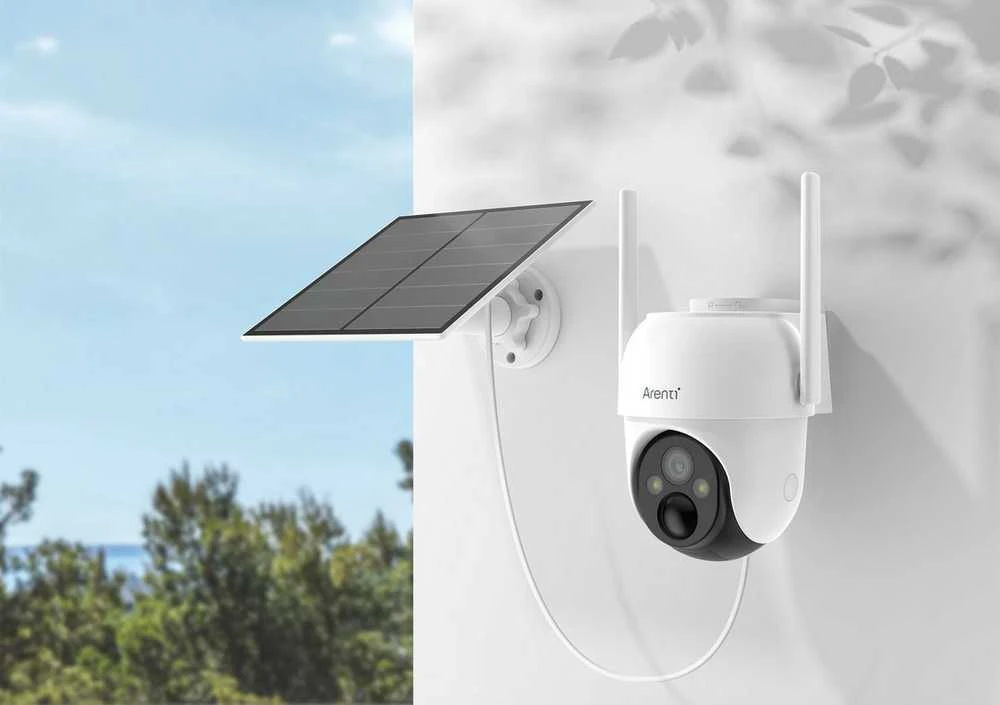„Arenti“ ‚Arenti‘ GO2T-SP2 Lauko baterija įkraunama ‚Wi-Fi‘ 2K kamera, balta