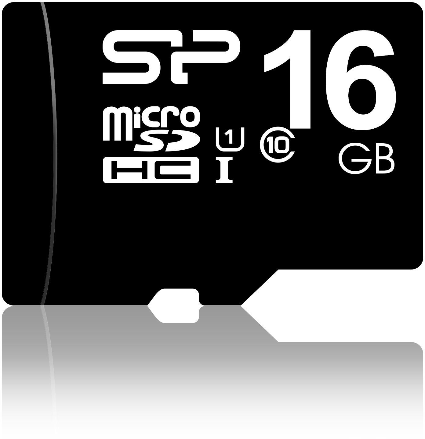 Atminties kortelė Silicon Power | 16 GB | Micro SDHC | Flash atminties klasė 10 | SD adapter
