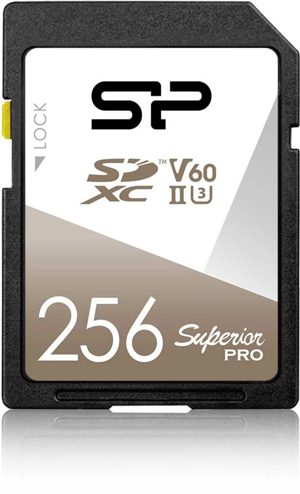 Silicon Power atminties kortelė SDXC 256GB Superior Pro UHS-II