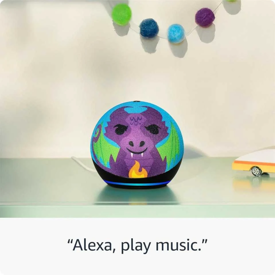 „Amazon“ išmanioji kolonėlė „Echo Dot 5 Kids Stardust“