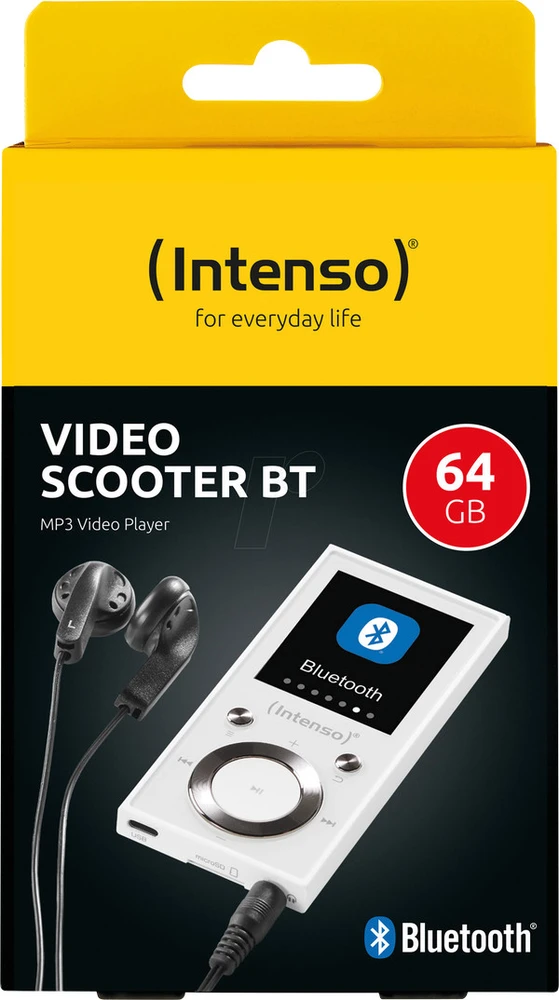 Intenso MP3 grotuvas 64GB baltas/3717492