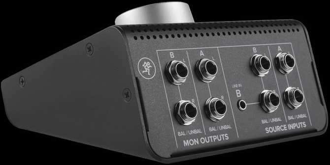 Ausinės Mackie Big Knob Passive - passive monitorius controller